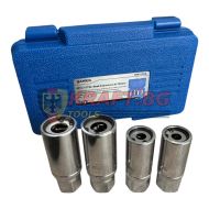 Екстрактори за шпилки к-т 4ч, 6-12mm, вложки шпилковадачи 1/2", HAWEK , HW-1102